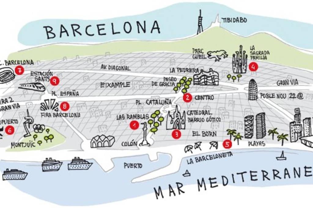 7 Pax Montserrat Ramblas Barcelona Барселона Екстериор снимка